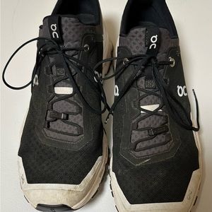 Men’s On Cloudultra Shoe Size 12 Color Black and White Medium With